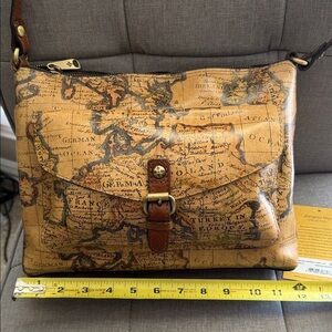 Patricia Nash Map Design Crossbody